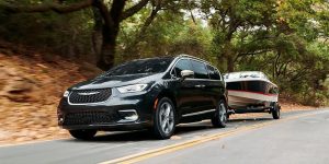 Black 2021 Chrysler Pacifica Towing Silver Spring MD