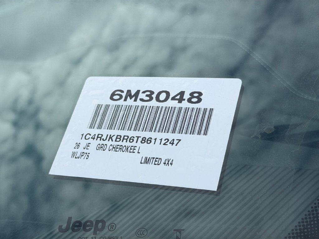 2026 Jeep Grand Cherokee L Limited