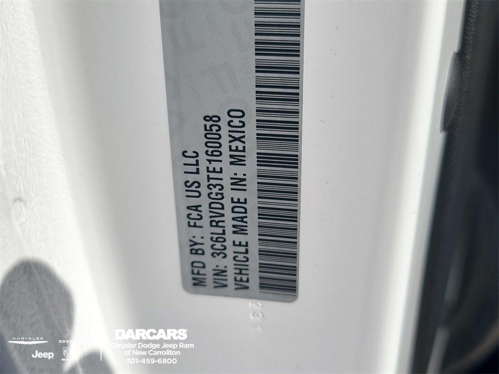 2026 RAM ProMaster 2500 High Roof