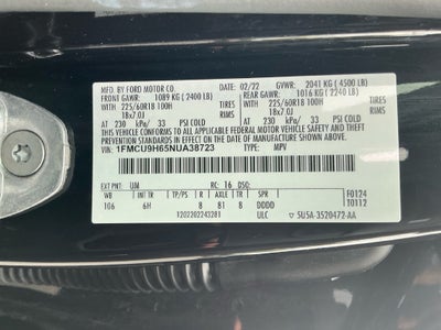 2022 Ford Escape SEL