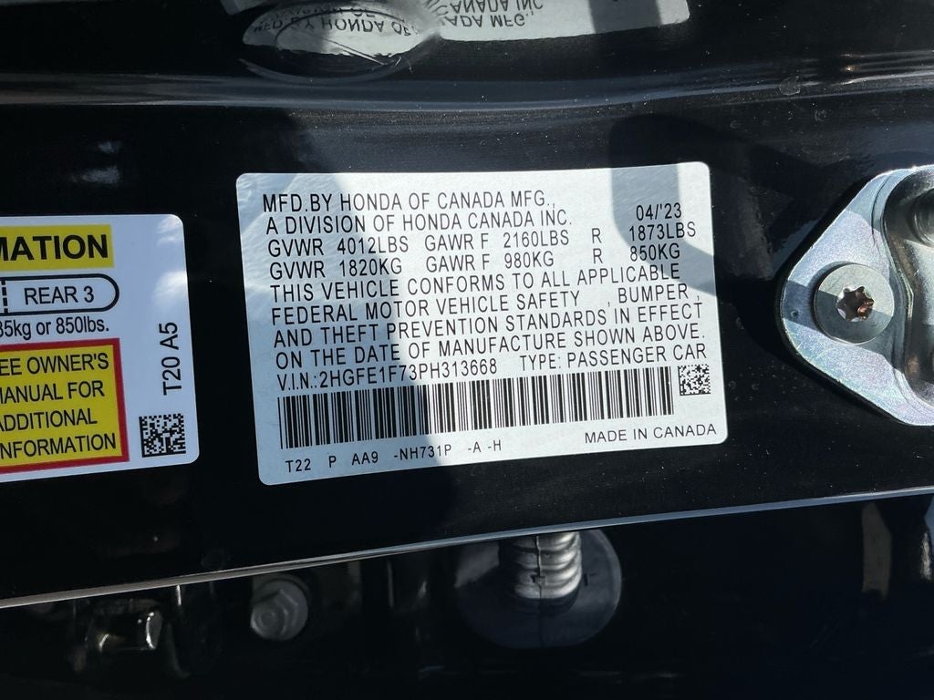 2023 Honda Civic EX