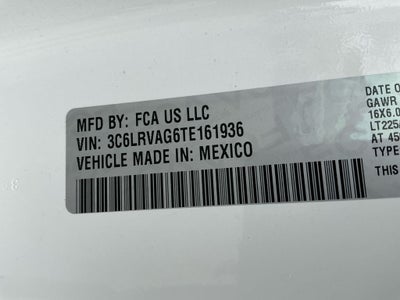 2026 RAM ProMaster 1500 Low Roof
