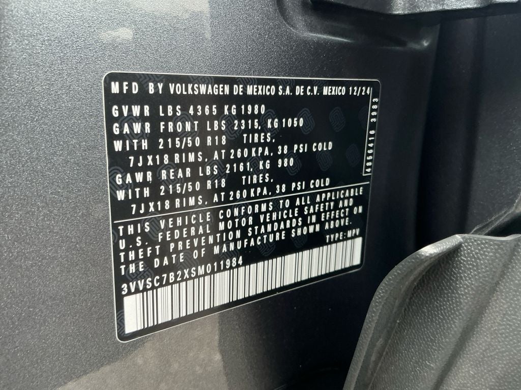 2025 Volkswagen Taos 1.5T SE