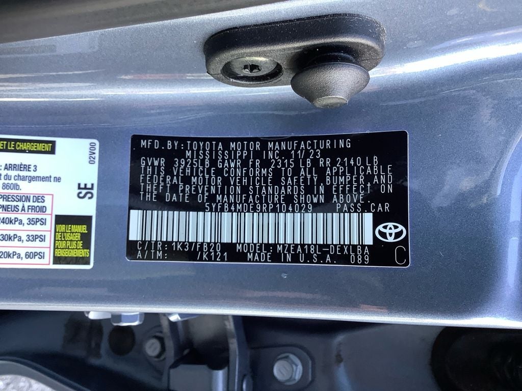 2024 Toyota Corolla LE