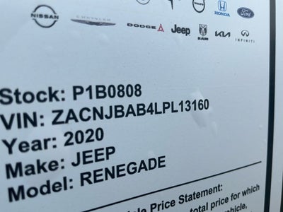 2020 Jeep Renegade Sport
