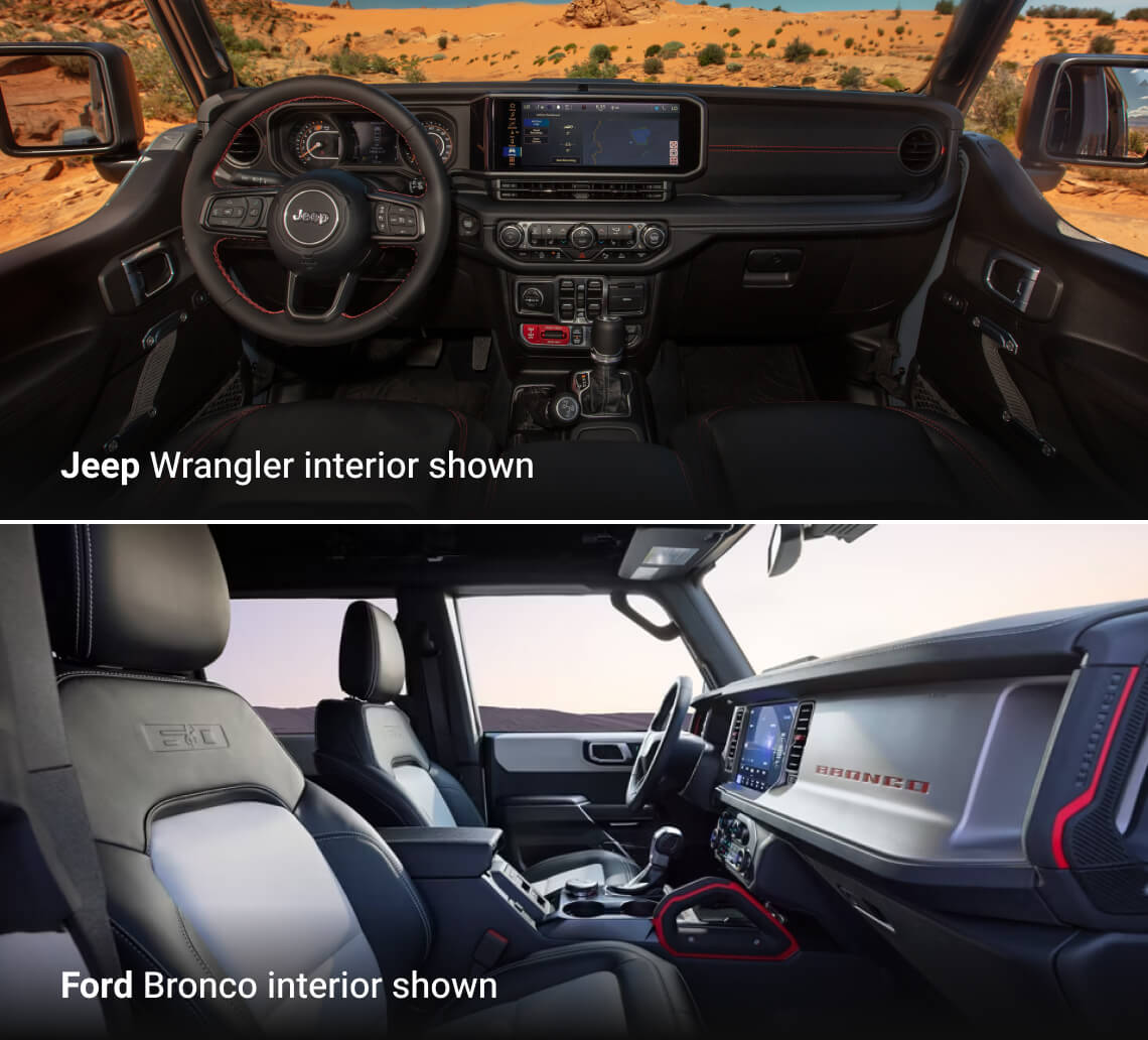 Ford Bronco vs. Jeep Wrangler Safety