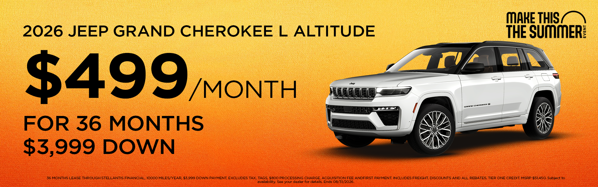 New 2026 Grand Cherokee L 