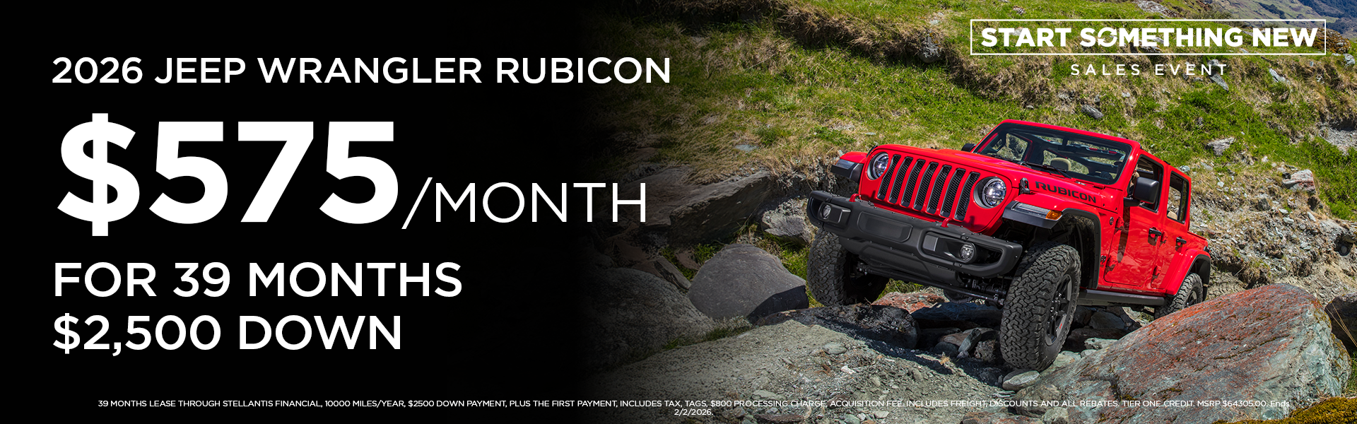 New 2026 Wrangler Rubicon