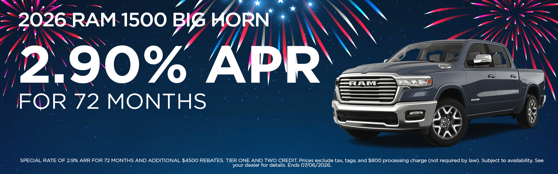 New 2026 RAM 1500 Big Horn/Lone Star