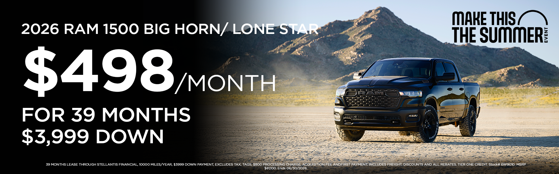 New 2026 RAM 1500 Big Horn/Lone Star