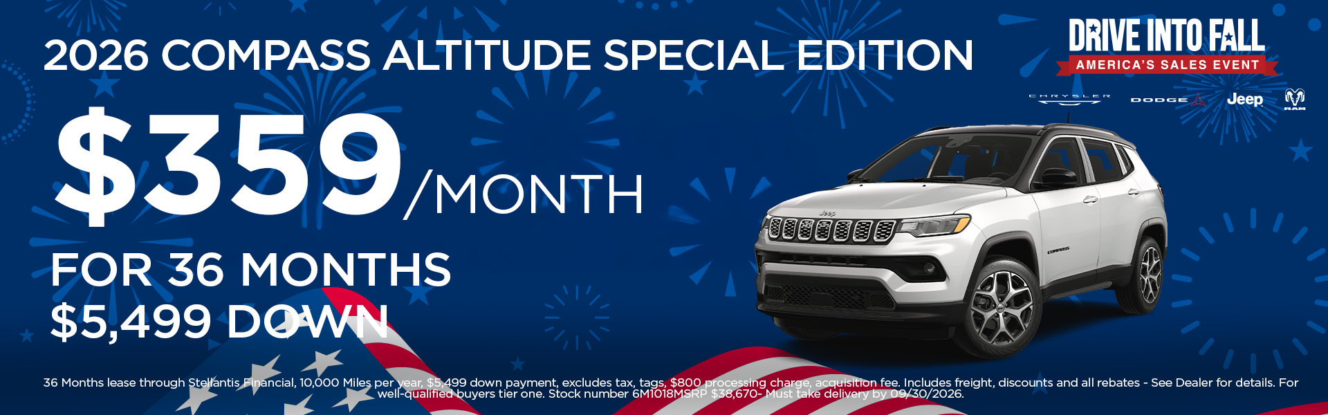 New 2026 Compass Altitude Special Edition
