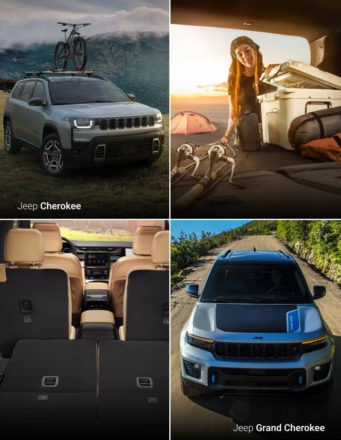 Jeep Cherokee vs. Grand Cherokee Size